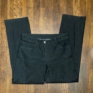 Eileen Fisher Black Straight Leg Jeans